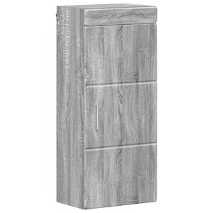 vidaXL Armoire murale de salle de bain TULUM Gris Sonoma
