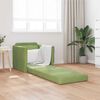vidaXL Canap&eacute;-Lit 60cm Vert clair Velours