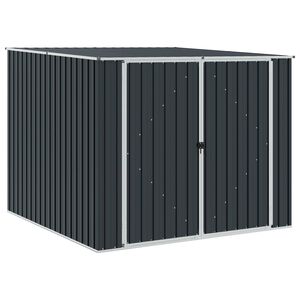 vidaXL Abri de jardin Anthracite 195x198x159 cm Acier galvanis&eacute;