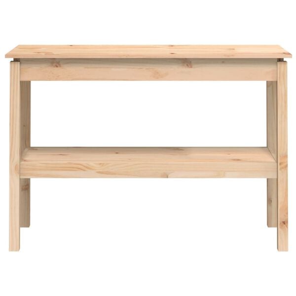 vidaXL Table console 110x40x75 cm Bois massif de pin