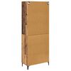 vidaXL Haut Armoire Bois Ancien 69,5 x 34 x 180 cm Bois d'ing&eacute;nierie