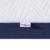 vidaXL Matelas Blanc et Bleu 90 x 190 cm Tissu jacquard