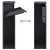 vidaXL Bo&icirc;te de d&eacute;p&ocirc;t de colis Anthracite 44 x 22 x 82 cm Acier