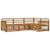 vidaXL Ensemble de canap&eacute;s d'ext&eacute;rieur 4 pcs Naturel
