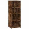 vidaXL Buffet haut ch&ecirc;ne fum&eacute; 45x41x124 cm bois d'ing&eacute;nierie