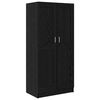vidaXL Armoire Ch&ecirc;ne noir 82,5 x 51,5 x 180 cm Bois d'ing&eacute;nierie