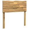 vidaXL T&ecirc;te de lit en bois brut ROSTOCK Blanc 80 cm
