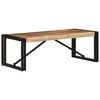 vidaXL Table basse 100x50x35 cm bois de manguier massif brut