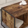 vidaXL Table basse Ch&ecirc;ne Fum&eacute; 80 x 50 x 40 cm Bois d'ing&eacute;nierie
