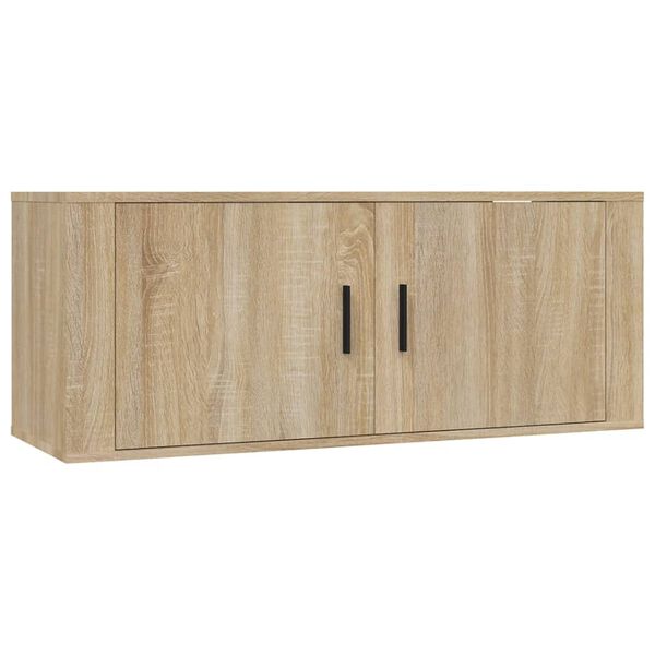 vidaXL Ensemble de meubles TV 8 pcs Ch&ecirc;ne sonoma Bois d'ing&eacute;nierie