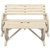 vidaXL Salon de jardin 4 pcs bois de sapin massif
