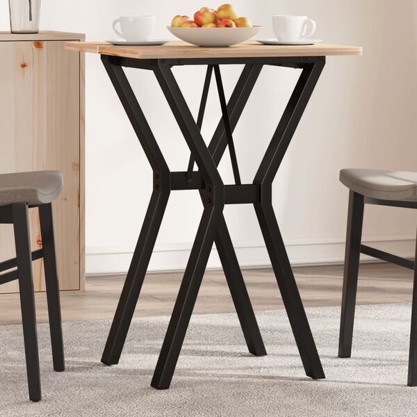 vidaXL Pieds de table à manger cadre en Y 40x40x73 cm acier