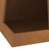 vidaXL Braise Marron 35 x 35 x 100 cm Acier