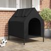 vidaXL Maison pour Chiens Noir 90 x 65 x 85 cm Tissu Oxford et Acier