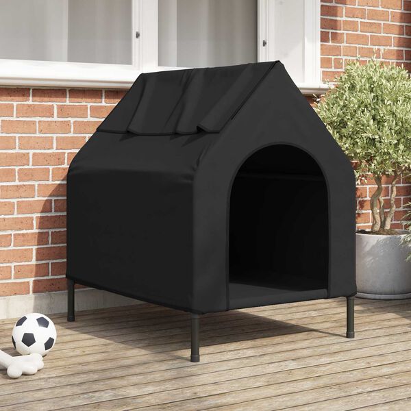 vidaXL Maison pour Chiens Noir 90 x 65 x 85 cm Tissu Oxford et Acier