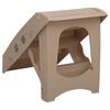 vidaXL Escaliers pliables pour chiens Marron 62x40x49,5 cm