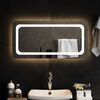 vidaXL Miroir de salle de bain &agrave; LED 80x40 cm