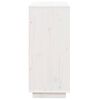 vidaXL Buffet blanc 74x35x80 cm bois massif de pin