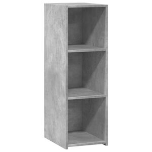 vidaXL Buffet gris b&eacute;ton 30x41x93 cm bois d'ing&eacute;nierie