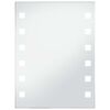 vidaXL Miroir mural &agrave; LED pour salle de bains 60x80 cm