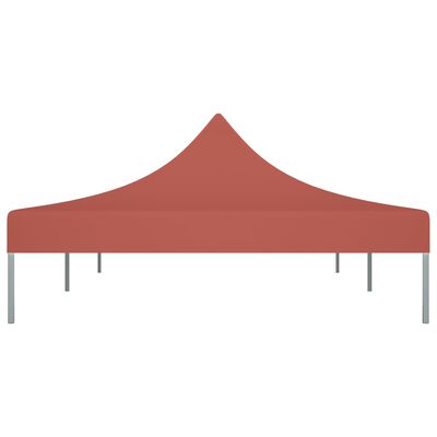vidaXL Toit de tente de réception 6x3 m Terre cuite 270 g/m²