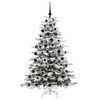 vidaXL Sapin de No&euml;l Artificiel &agrave; Branches Articul&eacute;es Blanc 180 cm