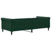 vidaXL Lit de repos sans matelas vert fonc&eacute; 90x200 cm velours