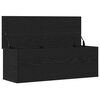vidaXL Boîte de Rangement avec stockage Chêne noir 102 x 35 x 35 cm