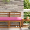 vidaXL Coussin de canap&eacute; d'ext&eacute;rieur Rose 60 x 60 x 8 cm Polyester