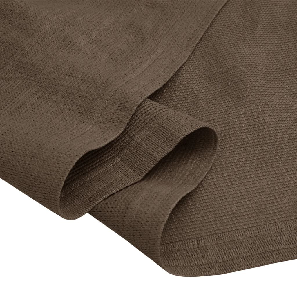 vidaXL Tapis de tente 250x550 cm Marron