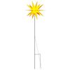 vidaXL Lumi&egrave;re de No&euml;l avec piquet LED pliable jaune 57 cm