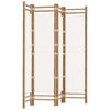 vidaXL Cloison de s&eacute;paration pliante 4 panneaux 160 cm Bambou et toile