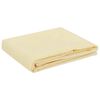 vidaXL Tissu de Table ovale Cr&egrave;me blanc 160 x 220 cm Polyester