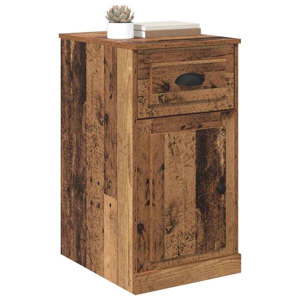 vidaXL Meuble d'appoint Bois ancien 40 x 50 x 75 cm Bois d'ing&eacute;nierie