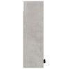 vidaXL Armoire de salle de bain murale Gris b&eacute;ton 32x20x67 cm