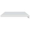 vidaXL Appui de fen&ecirc;tre Blanc 80 x 45 x 4,5 cm PVC