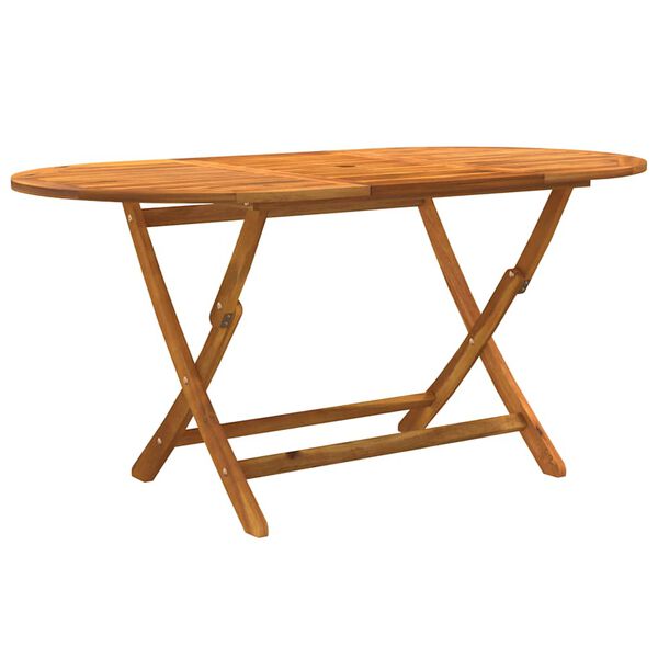 vidaXL Ensemble &agrave; manger de jardin 9pcs bois d'acacia solide textil&egrave;ne