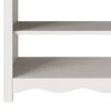 vidaXL Table console avec tiroir Drammen Blanc 89.5 x 37 x 73 cm