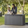 Keter Bo&icirc;te de rangement de jardin Darwin 570 L Gris