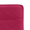vidaXL Chaises à manger lot de 2 Rouge bordeaux Velours