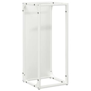 vidaXL Portant de bois chauffage blanc 25x25x60 cm