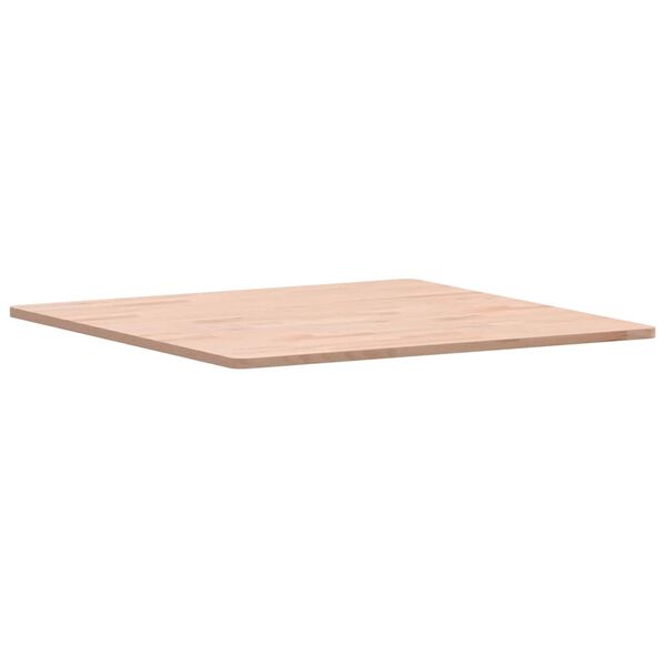 vidaXL Dessus de table 70x70x1,5 cm carr&eacute; bois massif de h&ecirc;tre