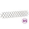 vidaXL Cl&ocirc;tures en treillis de saule 5 pcs 180x30 cm