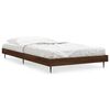 vidaXL Cadre de lit sans matelas ch&ecirc;ne marron 90x200cm bois ing&eacute;nierie