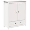 vidaXL Buffet Blanc 83x41,5x100 cm Bois massif de pin