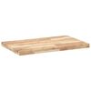 vidaXL Dessus de table rectangulaire 60x50x4 cm bois massif d'acacia