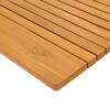vidaXL Tapis de bain Uni Marron 59 x 40 cm bois
