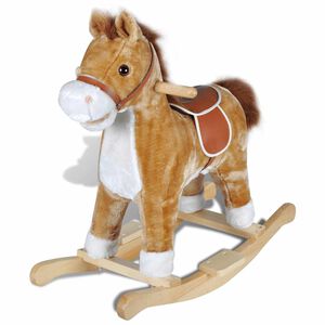 vidaXL Cheval &agrave; bascule