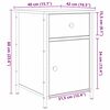 vidaXL Cabinet de chevet Bois ancien 40 x 42 x 60 cm Bois d'ing&eacute;nierie