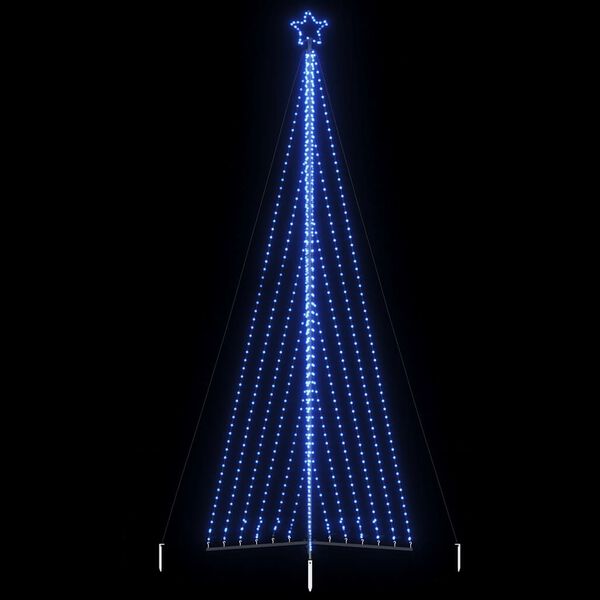 vidaXL Sapin de No&euml;l &agrave; LED 789 LED bleu 476 cm
